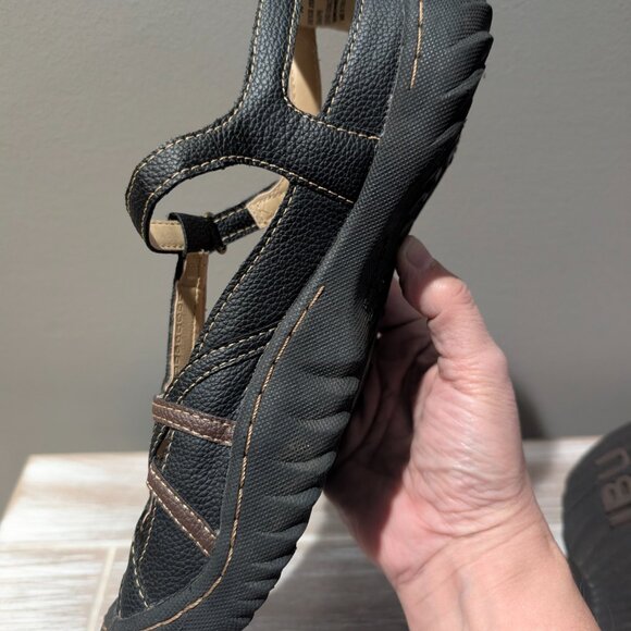 JBU Jambu Dottie T-Strap Mary Jane Shoes Black Brown Caged Cutout Comfort 9M - Picture 10 of 12